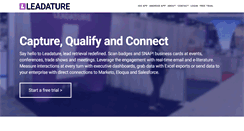 Desktop Screenshot of leadature.com